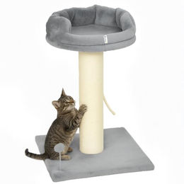 PawHut Kratzbaum mit Liegefläche aus Sisal für Katzen 85 cm – Bild 1 von 1
