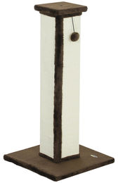 PawHut Kratzsäule für Katzen aus Sisal und Plüsch mit Kratzball, 81 cm, Braun – Bild 1 von 2