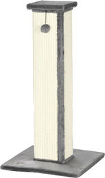PawHut Kratzsäule für Katzen aus Sisal mit Kratzball Grau und Weiß – Bild 1 von 13