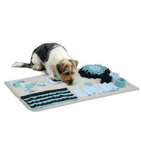 Produktbild von PawHut Schnüffelteppich Intelligenzspielzeug für kleine bis mittelgroße Hunde aus Polyester in Bunt und Grau