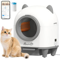Produktbild von PawHut Selbstreinigende Katzentoilette XL mit App-Steuerung und WiFi in Weiß
