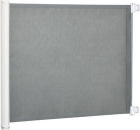Produktbild von PawHut Treppenschutzgitter ausziehbar als Türschutzgitter und Sicherheitstrennwand aus PVC Grau 115L x 82,5H cm