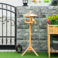 Produktbild von PawHut Vogelhaus aus Holz in Beige