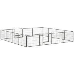 PawHut Welpenauslauf 16-eckig Hundgehege 60cm hoch für Hunde und Kaninchen – Bild 1 von 5
