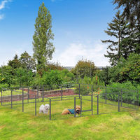 Produktbild von PawHut Welpenauslauf 16-teilig Outdoor Hundegehege und Kaninchenzaun 60cm Hoch