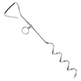 Produktbild von Pawise Anlegespirale Leine aus Metall für Hunde 40cm Silber