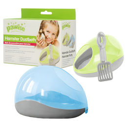 Pawise Badehaus für Hamster aus Kunststoff in Blau – Bild 1 von 4