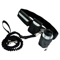 Produktbild von Pawise Hands Free Jogging-Kit für Hunde mit Joggingleine und Gürtel Schwarz