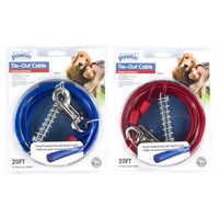Produktbild von Pawise Heavy Duty Tie Out Hundeleine aus Draht 7m wetterbeständig - 7 m