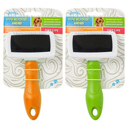 Pawise Hundebürste Slicker Brush aus Gummi in Bunt – Bild 1 von 2