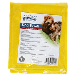 Pawise Hundehandtuch Gelb 40x50 cm für nasses Fell und Pfoten - 50 cm – Bild 1 von 3