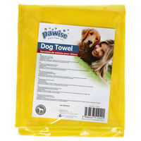 Produktbild von Pawise Hundehandtuch Gelb 40x50 cm für nasses Fell und Pfoten - 50 cm