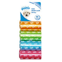Produktbild von Pawise Hundekotbeutel Nachfüllpack Bunt 160 Stück - 8 x 20 Stk.