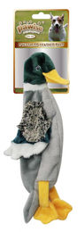 Pawise Hundespielzeug Stuffless Duck Plüschente in Grau 30 cm - 30 cm – Bild 1 von 3
