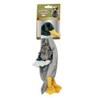 Produktbild von Pawise Hundespielzeug Stuffless Duck Plüschente in Grau 30 cm - 30 cm