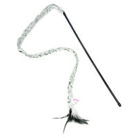 Produktbild von Pawise Katzenspielzeug Cat Teaser Plush Tail aus Plüsch in Grau - 200 g
