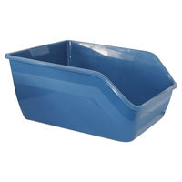 Produktbild von Pawise Katzentoilette High-back Offene Schalentoilette aus Kunststoff Größe S Blau