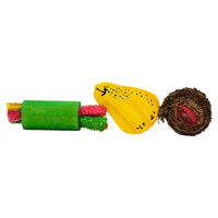 Produktbild von Pawise Knabberspielzeug aus Holz und Fasern für Kaninchen, Meerschweinchen und Hamster