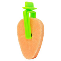 Produktbild von Pawise Nager Leckstein Play & Chew Salt Carrot für Kaninchen Hamster und Meerschweinchen 6x1cm - 6 cm