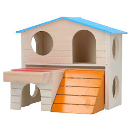 Pawise Nager Spielhaus aus Holz 2 Etagen bunt – Bild 1 von 6