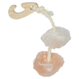 Produktbild von Pawise Nagerstein Himalayan Salzleckstein auf Seil für Kleintiere