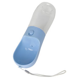 Produktbild von Pawise Reisenapf Wasserflasche für Hunde Blau aus Kunststoff - 380 ml