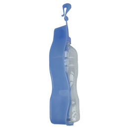 Pawise Reisetrinkflasche mit Reisenapf für Hunde in Blau aus Kunststoff 500ml - 300 ml – Bild 1 von 6