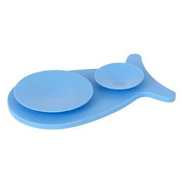 Pawise Schleckmatte für Katzen aus Silikon in Rosa und Blau - 200 ml – Bild 1 von 2