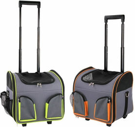 Pawise Tiertransporttasche Pet Trolley Bag für kleine Rassen in Grau – Bild 1 von 2