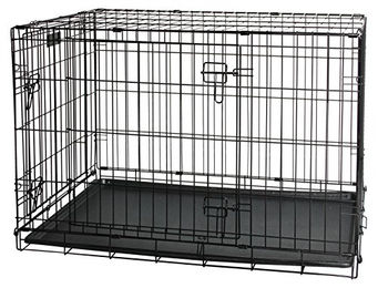 Pawise Transportbox aus Metall für Haustiere Grösse M 78 x 48 x 55 cm – Bild 1 von 3