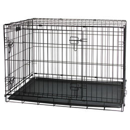 Pawise Transportbox für Hunde aus Metall XXL Schwarz 122 x 76 x 84 cm – Bild 1 von 4