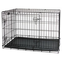 Produktbild von Pawise Transportbox für Hunde aus Metall XXL Schwarz 122 x 76 x 84 cm