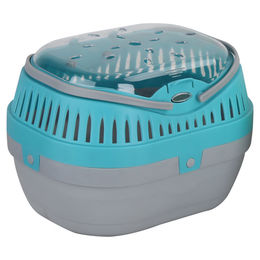 Pawise Transportbox für Kleintiere aus Kunststoff in Türkis Größe L – Bild 1 von 6