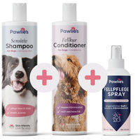 Produktbild von Pawlie's Fellpflege Komplett-Set für alle Felltypen