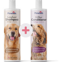 Produktbild von Pawlie's Langhaar Pflege-Set mit Shampoo für weiße Haare 500g