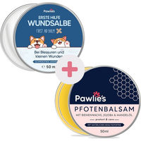 Produktbild von Pawlie's Pfotenbalsam Hautpflege-Set für Hunde aller Größen 150g
