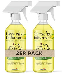 Pawlie's Tier-Geruchsneutralisierer und Enzymreiniger zur Entfernung von Katzen- und Hundeurin 2x 500 ml – Bild 1 von 2