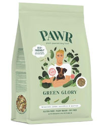 Produktbild von Pawr Plantaardig Hundenvoer Glory Broccoli Erwten Courgette Quinoa Vegan Ohne tierisches Protein 750 g