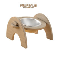 Produktbild von Pawrealm Futternapf aus Edelstahl für Hunde und Katzen 800 ml Silber - 0,8 l