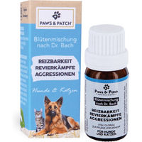 Produktbild von Paws & Patch Bachblütenmischung Globuli zur Beruhigung für Hunde und Katzen 10 g - 10 g