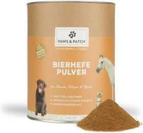 Paws & Patch Bierhefe Pulver für Hunde, Katzen und Pferde - 3 x 500 g – Bild 1 von 3