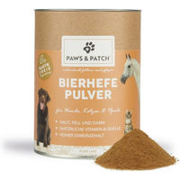 Produktbild von Paws & Patch Bierhefe Pulver für Hunde, Katzen und Pferde zur Unterstützung von Haut, Fell und Verdauung 250 g - 2 x 250 g