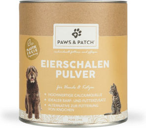 Produktbild von PAWS & PATCH Eierschalenpulver Mineralfutter für Gelenke und Knochen 2 x 500 g - 2 x 500 g