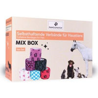 Produktbild von Paws & Patch Gamaschen aus Baumwolle wasserabweisend in Rosa und Bunt für Hund Katze Pferd Nagetiere und Vögel