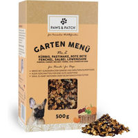 Produktbild von Paws & Patch Garten Menü Nr. 2 Hundefutter mit Kürbis, Pastinake, Rote Bete, Fenchel, Salbei und Löwenzahn 500 g - 500 g