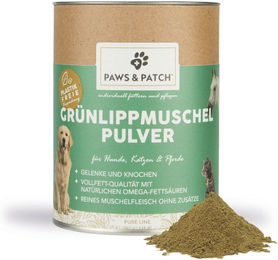 Paws & Patch Grünlippmuschel Pulver Gelenk-Supplement für Hunde, Katzen und Pferde 150 g - 150 g – Bild 1 von 4