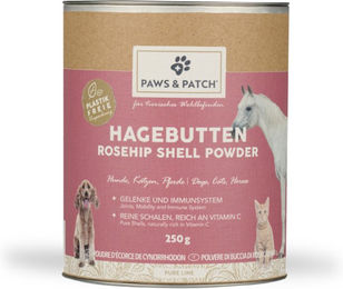 Paws & Patch Hagebuttenschalen Pulver Vegan zur Unterstützung von Gelenken und Immunsystem 250 g – Bild 1 von 2