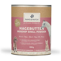 Produktbild von Paws & Patch Hagebuttenschalen Pulver Vegan zur Unterstützung von Gelenken und Immunsystem 250 g