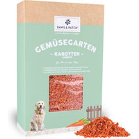 Produktbild von PAWS & PATCH Karottenflocken für Hunde 400 g glutenfrei und ohne Zucker als Schonkost zur Unterstützung der Verdauung - 400 g