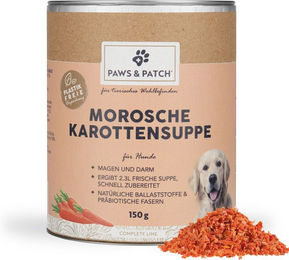 Paws & Patch Morosche Karottensuppe Verdauungshilfe für Hunde 150 g - 150 g – Bild 1 von 3